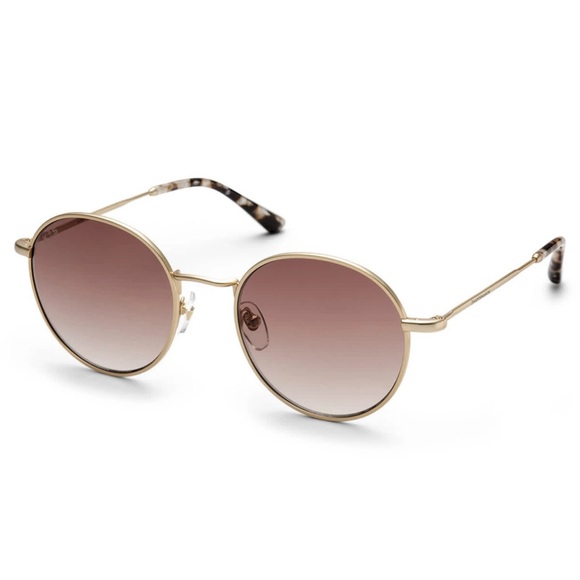 Kapten & Son wire framed sunglasses: London Gold Black Tint Unisex - Picture 2 of 7